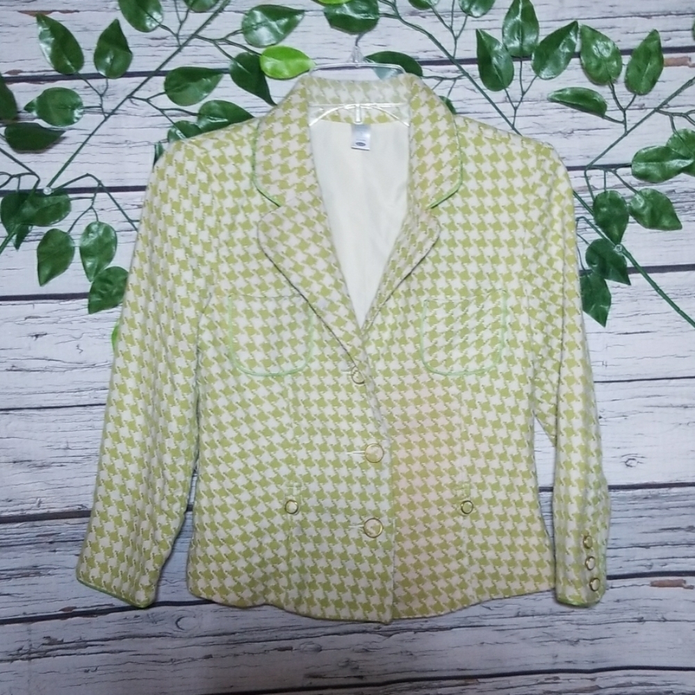 Old Navy twill button up blazer green jacket